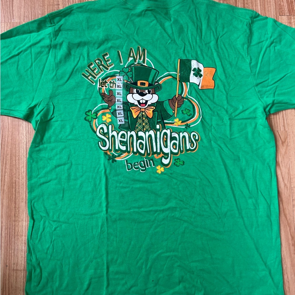 BUC-EE’S St Patrick’s Day Shirt Sz XL - Picture 2 of 3